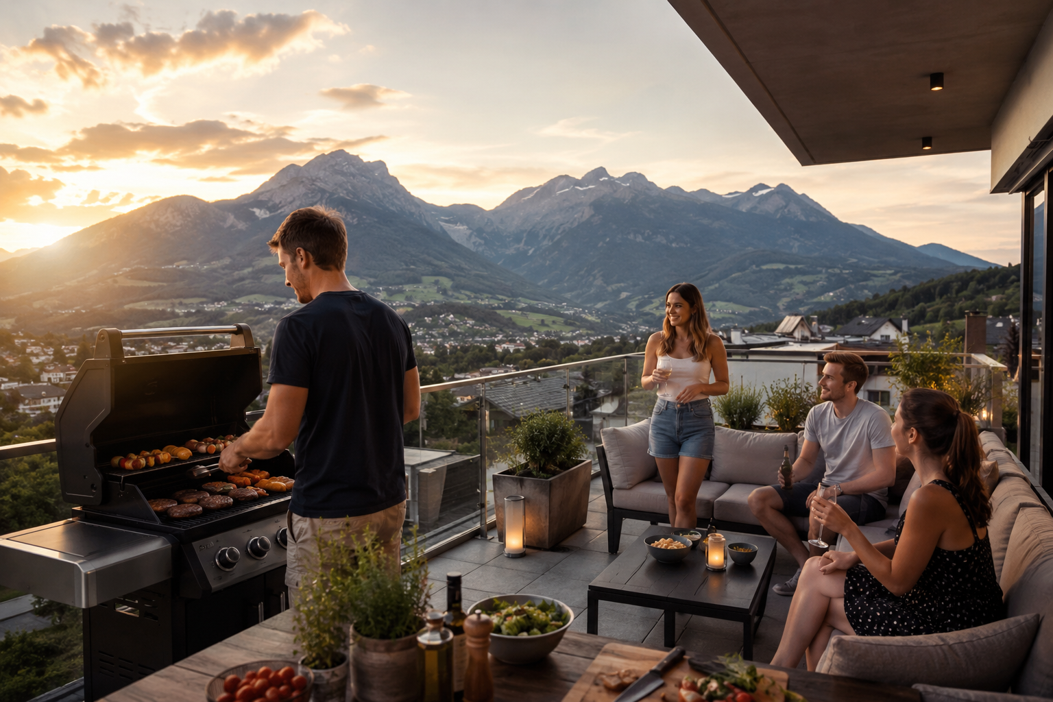 Gasgrill Balkon Test