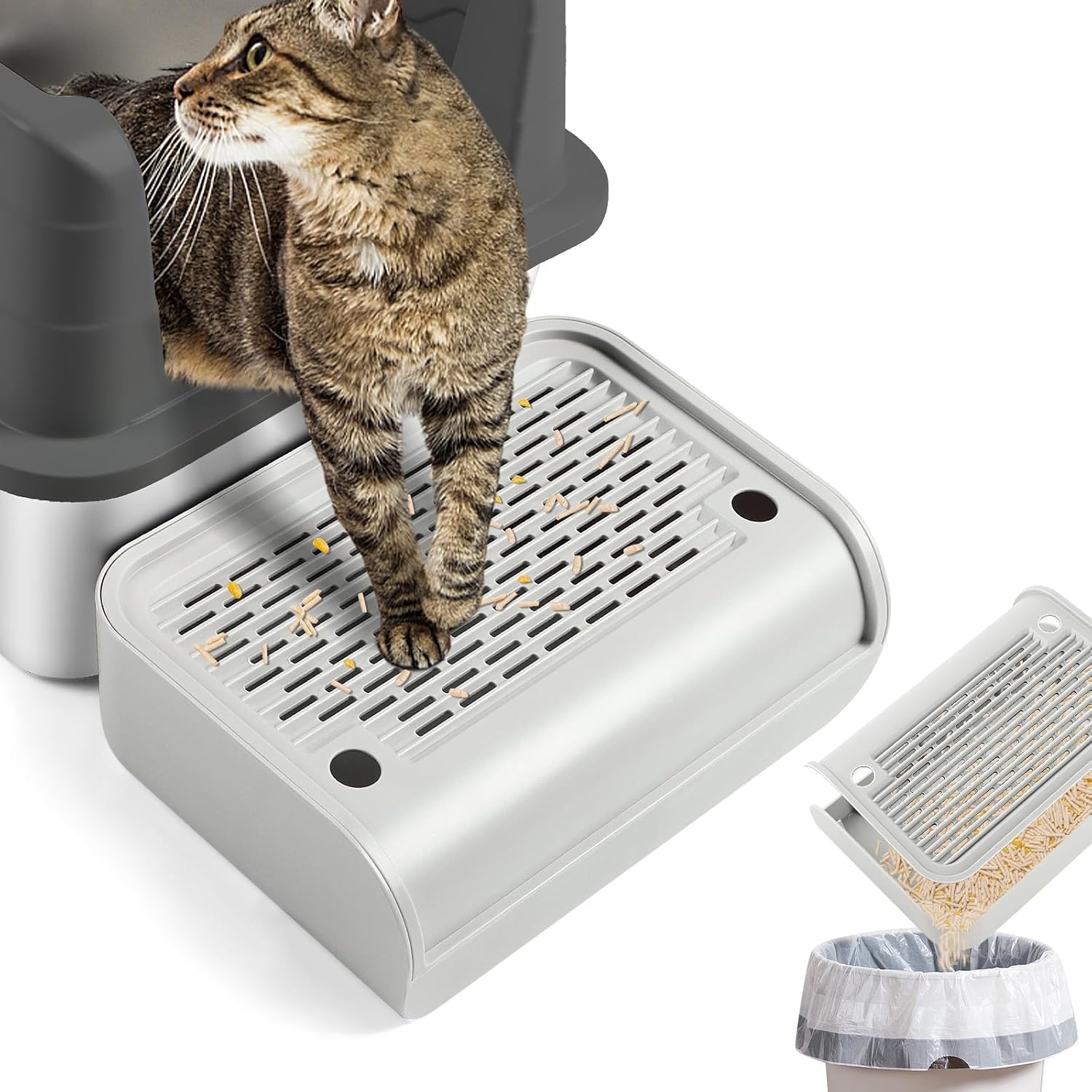 Kalolary Katzenrampe für Katzentoiletten