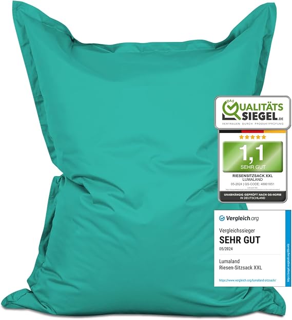 Lumaland Riesen-Sitzsack XXL 140x180 cm